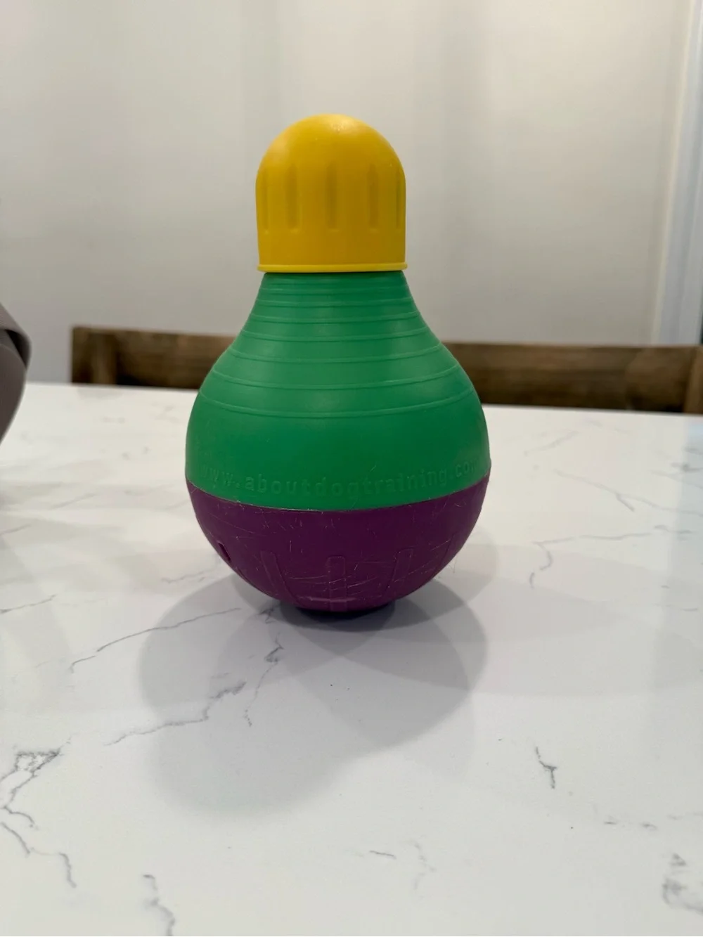 Starmark bob a lot large interacting treat dog toy